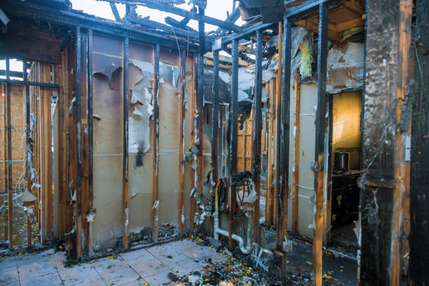 Professional Emergency Fire Cleanup technician working in Hunt Valley, MD
